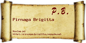 Pirnaga Brigitta névjegykártya