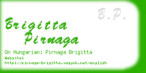 brigitta pirnaga business card